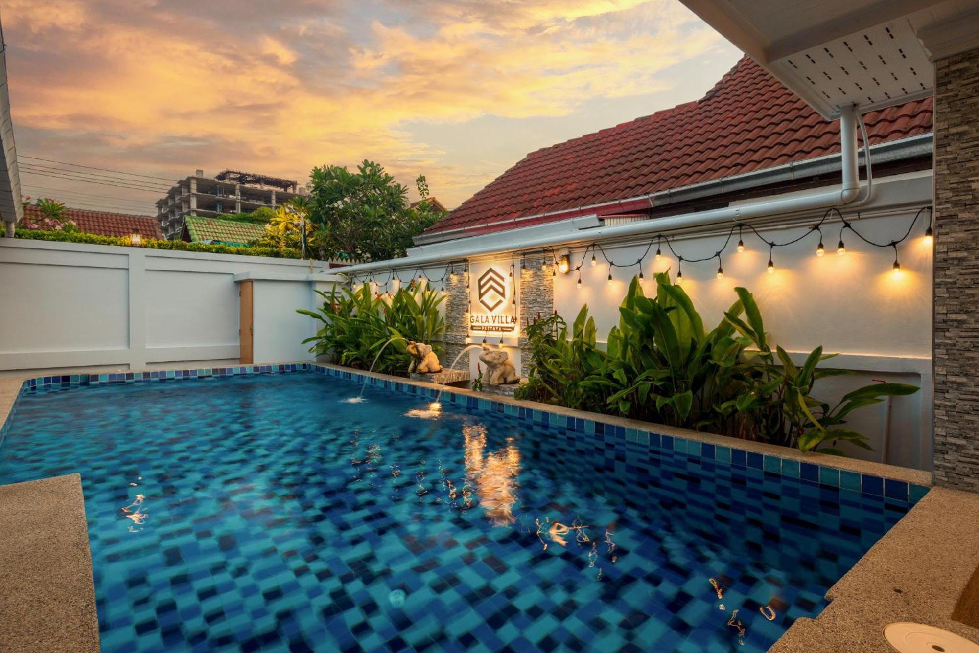 Pattaya Private Villa - Pool,Sauna,Snooker,Bbq Extérieur photo