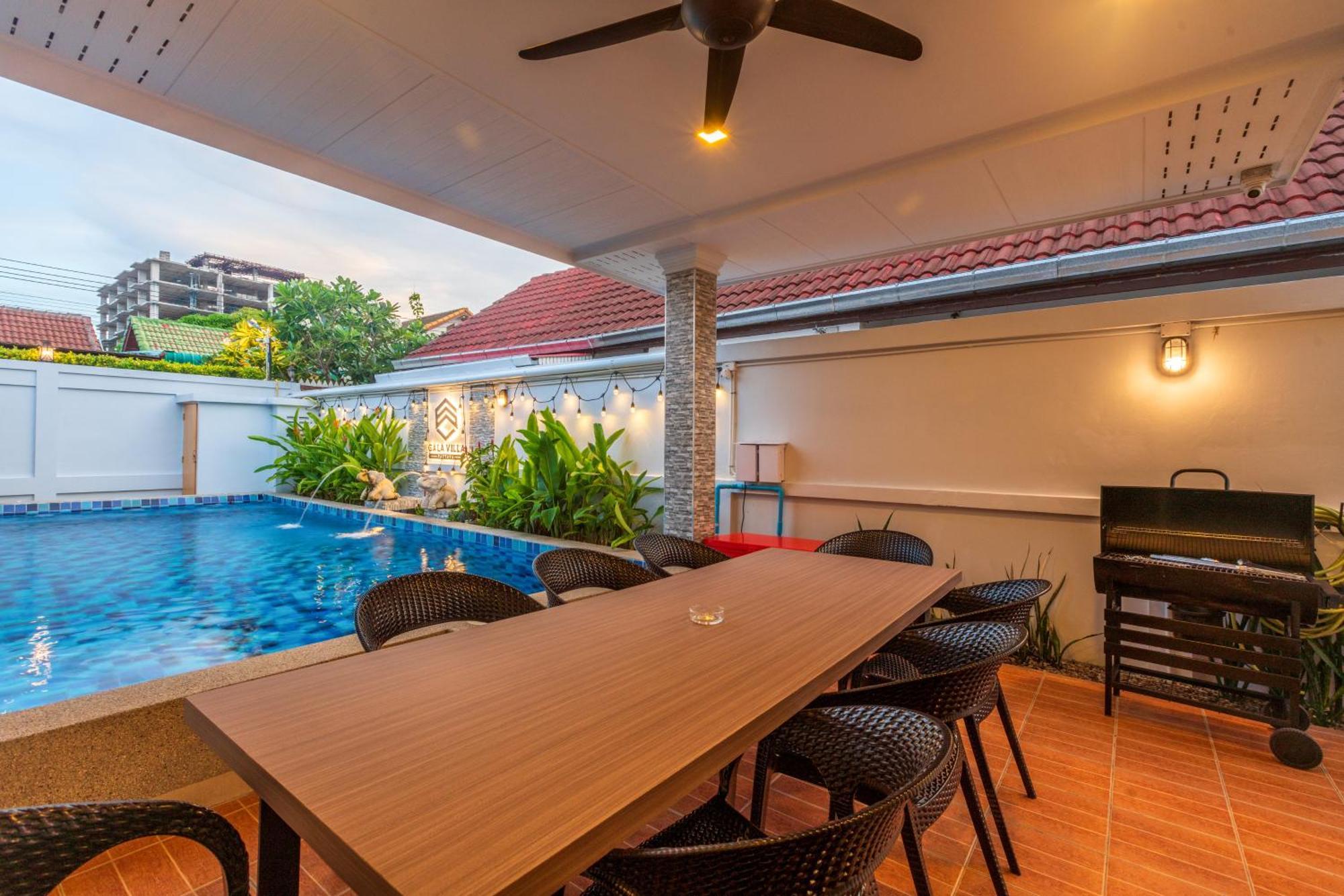 Pattaya Private Villa - Pool,Sauna,Snooker,Bbq Extérieur photo