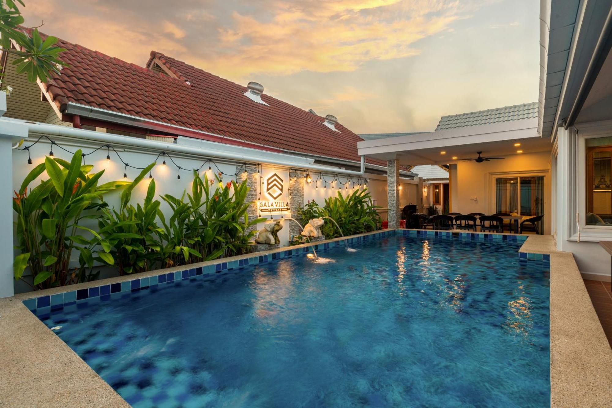 Pattaya Private Villa - Pool,Sauna,Snooker,Bbq Extérieur photo