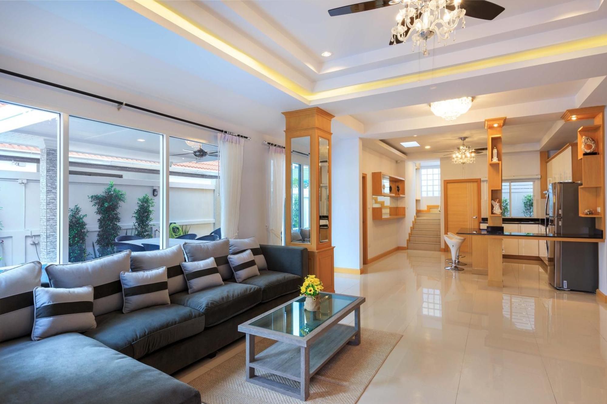 Pattaya Private Villa - Pool,Sauna,Snooker,Bbq Extérieur photo