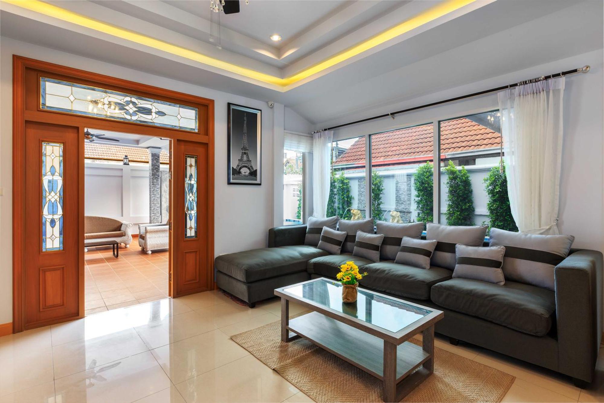 Pattaya Private Villa - Pool,Sauna,Snooker,Bbq Extérieur photo