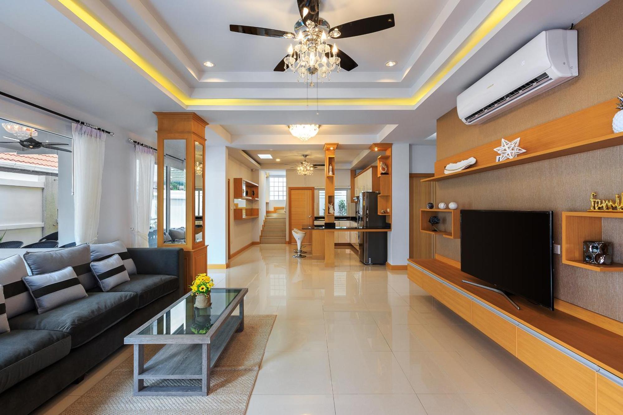 Pattaya Private Villa - Pool,Sauna,Snooker,Bbq Extérieur photo