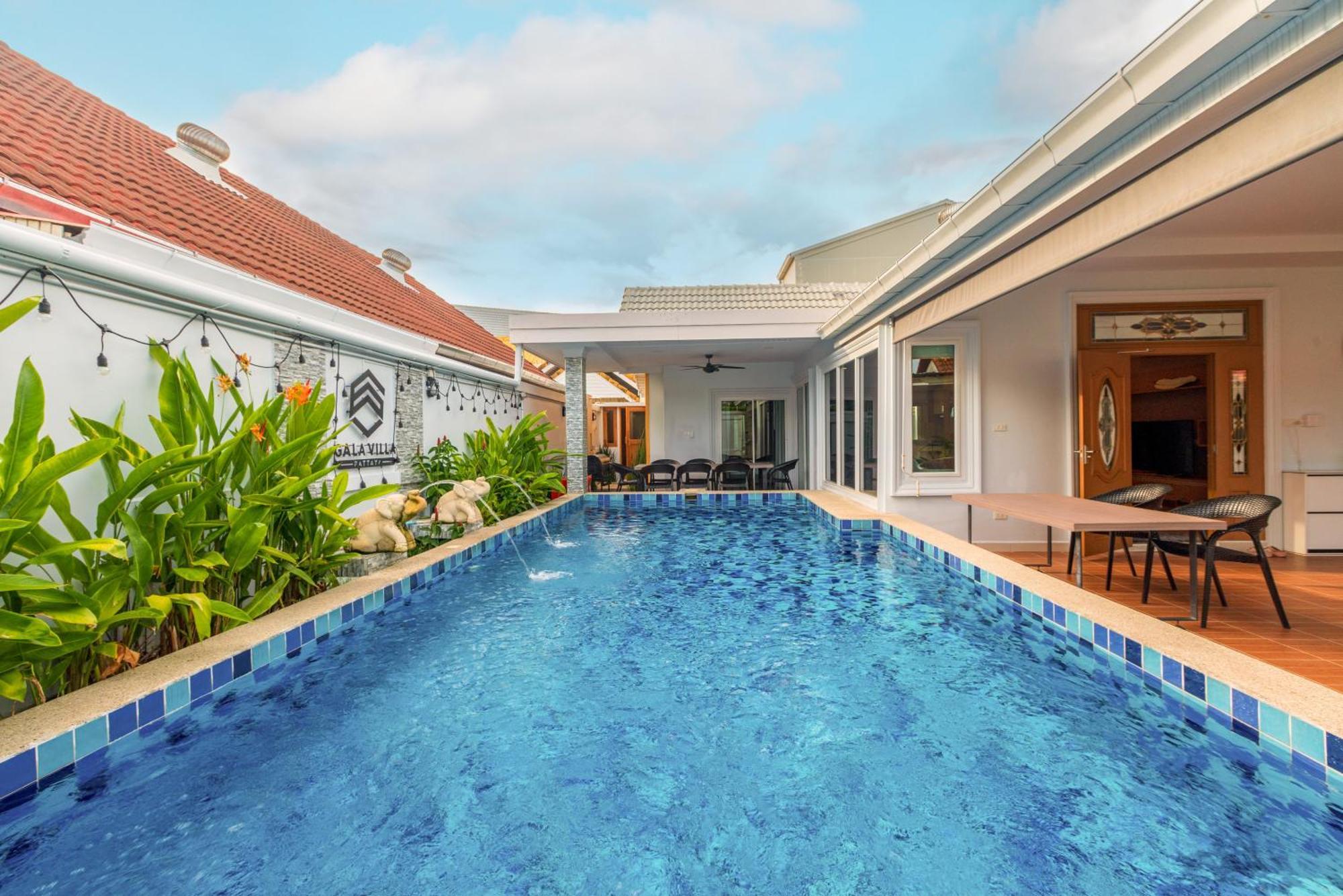 Pattaya Private Villa - Pool,Sauna,Snooker,Bbq Extérieur photo