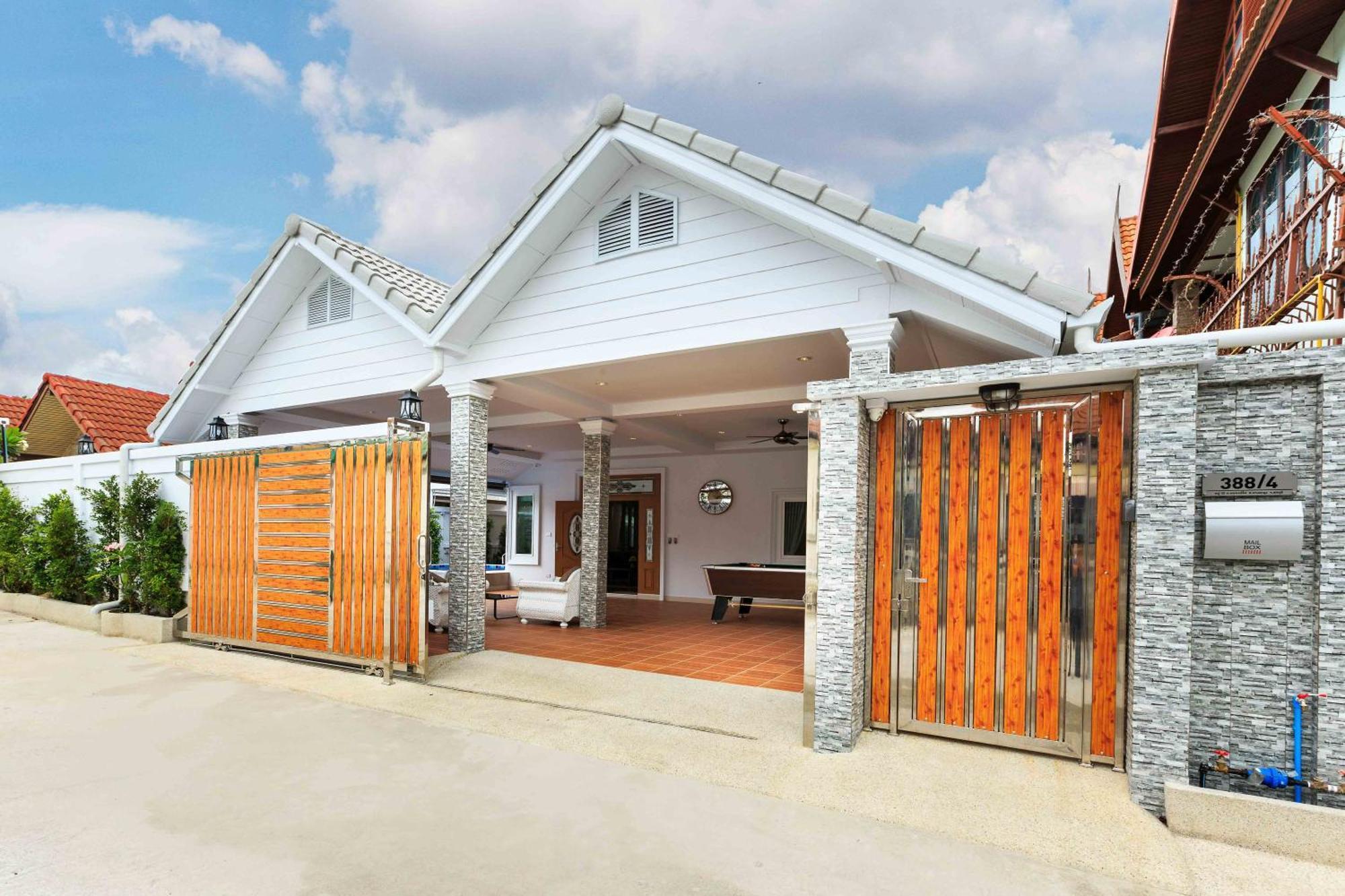 Pattaya Private Villa - Pool,Sauna,Snooker,Bbq Extérieur photo