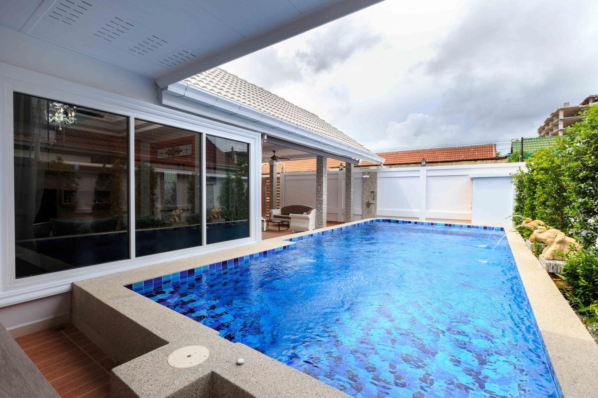 Pattaya Private Villa - Pool,Sauna,Snooker,Bbq Extérieur photo